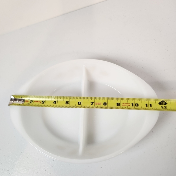 Vintage Sears Divided Baking Serving Vegetable Casserole Dish Wheat Pattern 70s - Picture 6 of 8